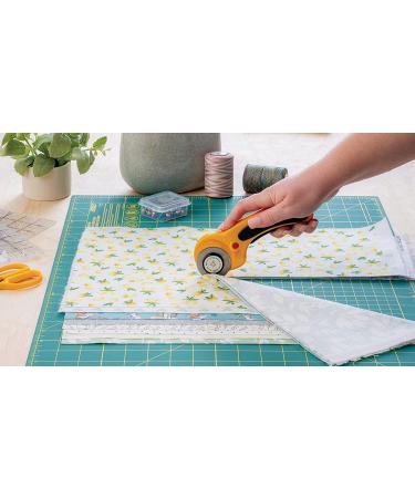 OLFA 45mm Ergonomic Rotary Cutter (RTY-2/DX) with Blade Cover - Ideal for Quilting, Sewing, and Crafts - Buy Online on GoSupps.com