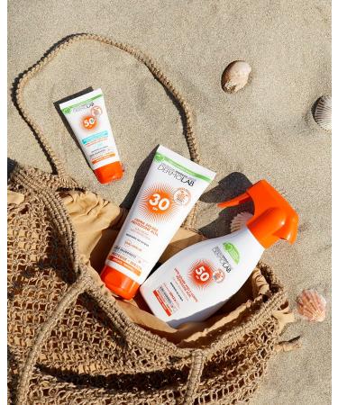 Dermolab - Face and body spray sunscreen lotion high protection SPF 50 for fair and delicate skin counteracts skin aging and UVA rays water-resistant dermatologically tested 250 - Buy Online on GoSupps.com