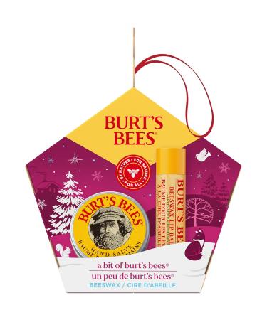 Burt's Bees A Bit of Burt's Bees Beeswax Lip Balm and Hand Salve Gift Set Natural Origin Skin Care and Lip Care 2-Piece Set 0.15 oz./0.3 oz. - Buy Online on GoSupps.com