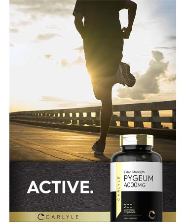 Buy Carlyle Extra Strength Pygeum 4000 MG - 200 Capsules | Premium Herbal Supplement - Buy Online on GoSupps.com