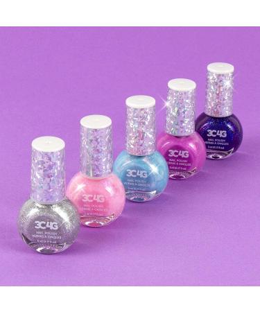 Three Cheers for Girls Holowave Nail Polish Set - 5 Colors - Non-Toxic Kit for Kids Ages 8 - Buy Online on GoSupps.com
