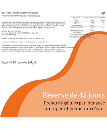 Now Foods Candida Support with Oregano Oil Food Supplement 90 Vegan Lab Tested Soy Free Gluten Free Non-GMO - Buy Online on GoSupps.com