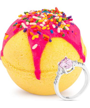 Surprise Jewelry Birthday Cake Bath Bomb | Made in USA | Handmade | Bubble Spa Bath | Ring Size 08 - Buy Online on GoSupps.com