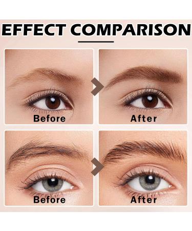 Buy CAHIUYOA 2PCS Waterproof Eyebrow Gel - Long-lasting Tinted Brow Mascara for Natural Brows - 02 Light Brown | International Shipping Available - Buy Online on GoSupps.com