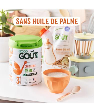 GOOD GO T - Baby Milk 3rd Age - Growth Milk Powder Format - From 10 Months to 3 Years - Palm Oil Free - With DHA Omega 3* - Made In Normandy - 3x800g - Buy Online on GoSupps.com