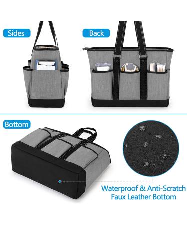 Trunab Large Grey Tote Bag for Nurse - Shoulder Bag for Work, School, Travel - Buy Online on GoSupps.com