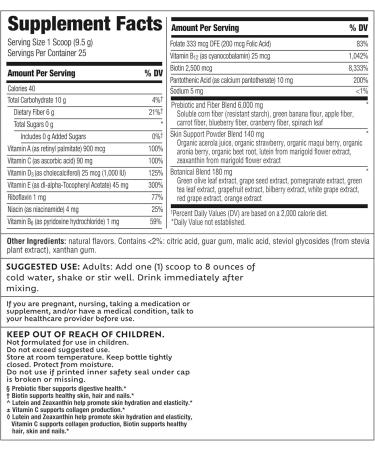 Benefiber Prebiotic Fiber + Superfruits Dietary Supplement Strawberry Dragon Fruit Flavor 8.8 oz (250g) - Buy Online on GoSupps.com