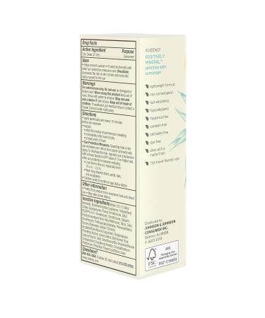 Aveeno Positively Mineral SPF 50 Face Sunscreen, Travel-Size 2 oz (Pack of 2) - Buy Online on GoSupps.com