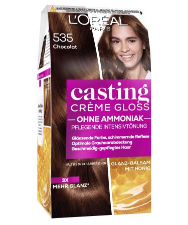 L'Or al Paris Casting Creme Gloss 8.034 Strawberry Blond 1 pack (1 x 1 piece) No. 535 - Chocolat 1 piece (1 pack)
