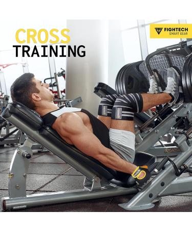 2023 PRO Series Knee Wraps for Weightlifting | 82 Long Bodybuilding Wraps for Men & Women - Perfect for Squats, Leg Presses, Cross Training, and Gym WODs | GRAY - Buy Online on GoSupps.com