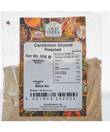 Old India Cardamom Ground Roasted 50g - Premium Quality Spice (Pack of 1) - Buy Online on GoSupps.com