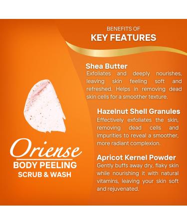 Body Scrub Tropical Fruits - Grapefruit Extract & Vitamin E | 16.9 fl. oz | Exfoliating Scrub for Radiant Skin - Buy Online on GoSupps.com