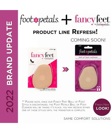 Foot Petals Ball of Foot Cushions - Long Lasting Pain Relief Insert for High Heels | Khaki, One Size - Buy Online on GoSupps.com