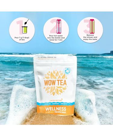 ATOP LLC WOW TEA Beach Beauty Set Summer Tropicana Wellness Tea and Summer Tropicana Collagen - Buy Online on GoSupps.com
