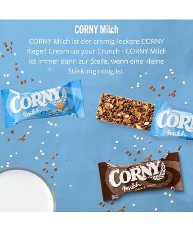 Cereal Bar Corny Milk Classic - Milk Sandwich with Cereals & Cream | 32x30g | Buy Online Internationally - Buy Online on GoSupps.com