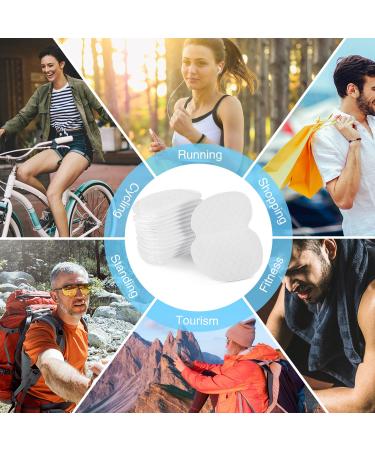 100 Pcs Underarm Sweat Pads for Women and Men - Disposable Underarm Shields for Clothing - Non Sweat Armpit Protection - 100 Count - Buy Online on GoSupps.com
