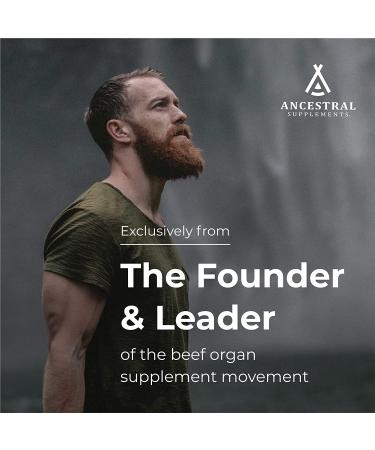 Grass Fed Beef Kidney Supplement - Kidney & Urinary Support with Selenium, B12, DAO - Non-GMO - 180 Capsules - Buy Online on GoSupps.com