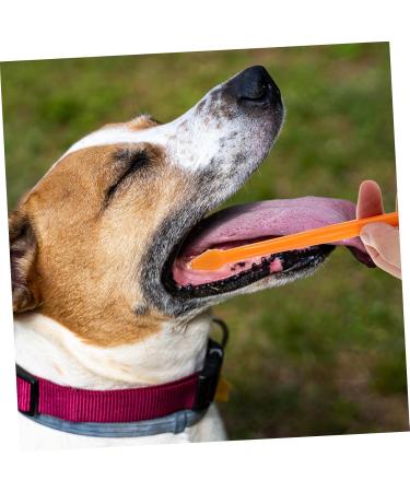 BESPORTBLE 1 Set Pet Toothbrush Dog Care Toothbrush Dog Teeth Cleaning Stick Dog Toothpaste Pp Orange - Buy Online on GoSupps.com