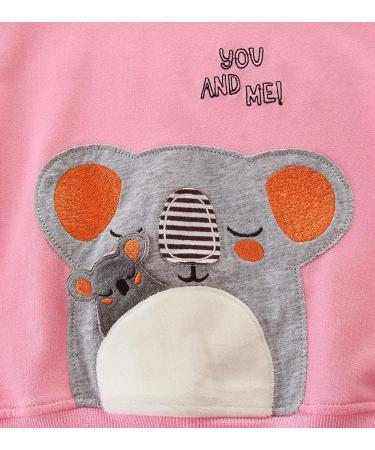 Girls Cotton Koala Sweatshirt - Long Sleeve Pullover for Toddlers (5-6 Years) - Buy Online on GoSupps.com