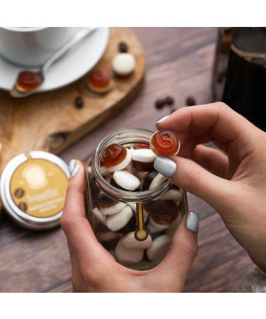 SugarSin - Espresso Macchiato Gummies Jar Unique Caramel Sweet Coffee Blend Dairy & Gluten Free No Palm Oil or Nuts Great Gift 1x260g - Buy Online on GoSupps.com