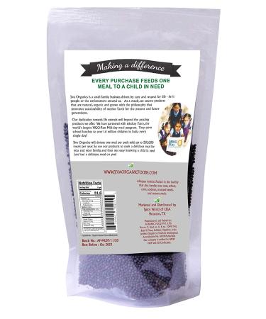 Jiva Organics Organic Black Mustard Seeds 7oz Bag - Natural & Non-GMO - Buy Online on GoSupps.com