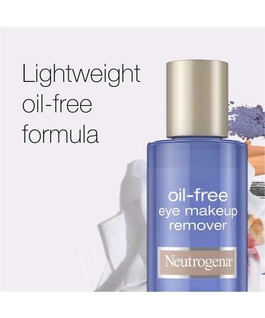 Neutrogena Oil-Free Liquid Eye Makeup Remover 5.5 fl. oz - Residue-Free, Non-Greasy, Gentle & Skin-Soothing with Aloe & Cucumber Extract - Buy Online on GoSupps.com