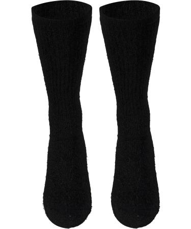 Truform Medical Compression Socks 8-15 mmHg for Men & Women - Crew Length Mid-Calf Black Large (Pack of 2) - International Shipping - Buy Online on GoSupps.com