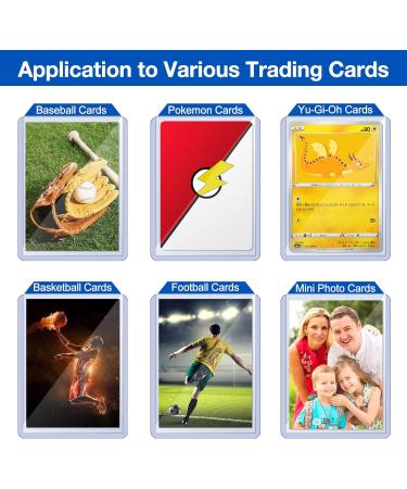 Sooez 35PT Toploader Card Protectors (32 Count) - Hard Plastic Sleeves for Trading Cards and Collectibles - Buy Online on GoSupps.com