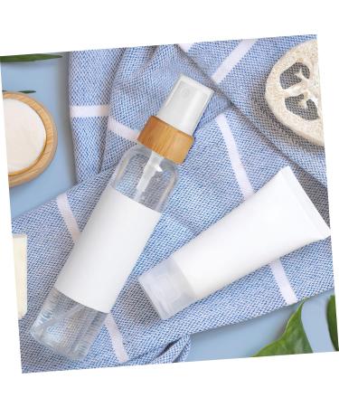 Healeved 5pcs Spray Bottle Nozzles Replacement Spray Tops Fine Mist Heads Bamboo Trim Leakproof Seal - Buy Online on GoSupps.com