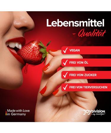 JoyDivision WarmUp Massage Oil Strawberry 150ml | Warming Massage Oil with Strawberry Fragrance & Taste | Heat Effect | Premium Massage Liquid - Buy Online on GoSupps.com