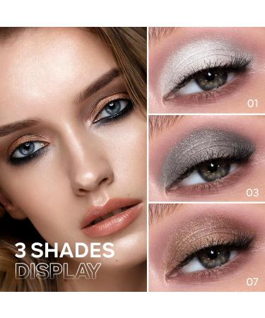 KYDA Roll-on Powder Eyeshadow - Holographic Glitter Eyeshadow Stick | Glow Mermaid Makeup | Radiant Pearl Sequins for Stunning Eye Highlights - International Shipping - Buy Online on GoSupps.com