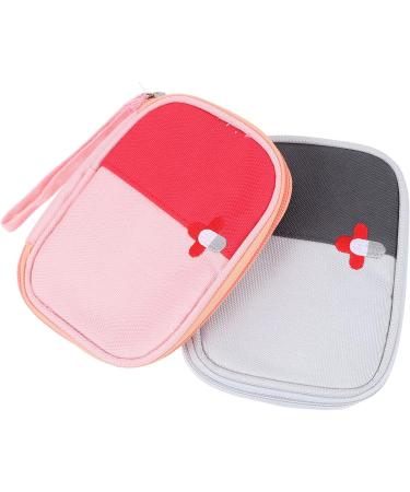 DOITOOL Travel Organizer Bags 2Pcs Portable First Aid Bags Small Medicine Bag Emergency Responder Pouches Empty Camping Zipped Pouch for Outdoor Camping Hiking Travel Travel Container - Buy Online on GoSupps.com