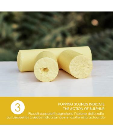 LYNPHA VITALE Sulphur Rods - 99.9% Natural Sulfur Bars for Pain Relief | Ayurvedic Neck Back Muscle & Joint Massage | Set of 3 - Buy Online on GoSupps.com