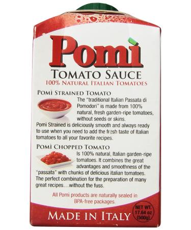 Pomi Tomato Sauce 17.64 oz (Pack of 12) - 100% Natural, BPA Free | Buy Now! - Buy Online on GoSupps.com
