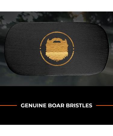 Wild Willies Natural Boar Bristle Beard Brush - Small Travel Size for Professional Grooming - Buy Online on GoSupps.com