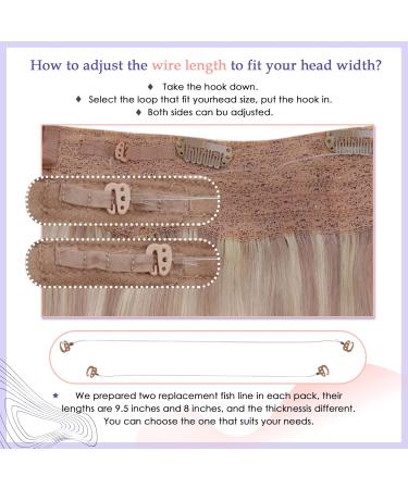 Vivien Real Hair Wire Extensions - Remy Blonde Wire Extensions #18/613 - 40cm 80g Ash Blonde Highlights - Buy Online on GoSupps.com