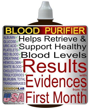 Blood Purifier to Retrieve and Support Bloodstream. Natural Supplement to Cleanse Tonic and Strengthen Your Organs. 2 oz