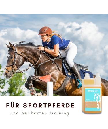 Supravit MSM & Glucosamine for Horses | 1000ml Liquid Joint Health Supplement | Support Tendons & Ligaments - Buy Online on GoSupps.com