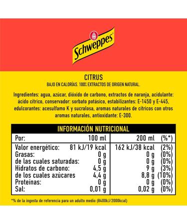 Schweppes Citrus Boisson P tillante Boisson Aromatis e aux Agrumes 330 ml - Buy Online on GoSupps.com