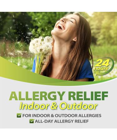 HealthA2Z All Day Allergy Relief Tablets 250ct - Cetirizine HCL 10mg - Compare to Zyrtec - Buy Online on GoSupps.com