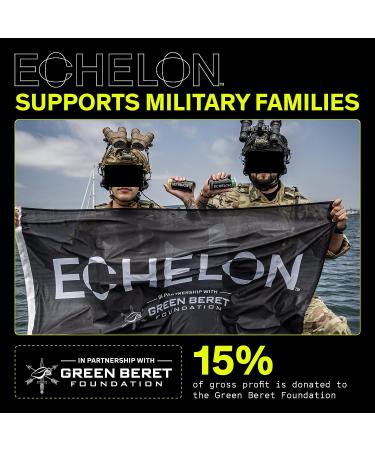 Echelon Pre-Workout Energy Drink 12-Pack - Berry Habanero - Peak Performance Supplement with 300mg Caffeine, Beta-Alanine, L-Theanine & Fiber - Vegan - Buy Online on GoSupps.com