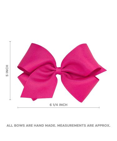 Wee Ones Girls' King Leopard Print Grosgrain Hair Bow in Kahki - 1 Count - Buy Online on GoSupps.com