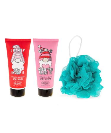 Buy MAD BEAUTY Gnome Matter What Body Trio - 3-in-1 Bath Kit with Cedarwood & Bergamot | Body Wash Lotion & Loofah | Perfect Self-Care Gift Set - International Shipping Available - Buy Online on GoSupps.com