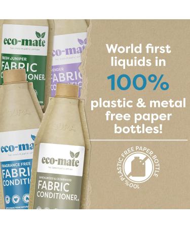 Eco-Mate - Sandalwood & Cedarwood Concentrated Fabric Conditioner - 500ml (Pack of 3) - Eco Friendly - 100% Plant-Based Biodegradable Fabric Softener - Natural Ingredients - Refreshing Pure Fragrance - Buy Online on GoSupps.com