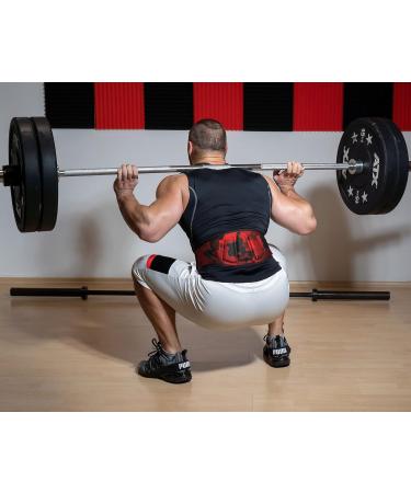 Raigeki Fitness Weightlifting Belt for Bodybuilding & CrossFit | XXL Rot-Camo with Training Plans - Durable Support for Men & Women - Buy Online on GoSupps.com