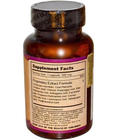 Buy Dragon Herbs Super Jing 500 mg - 100 Veggie Capsules for Energy & Vitality - Buy Online on GoSupps.com