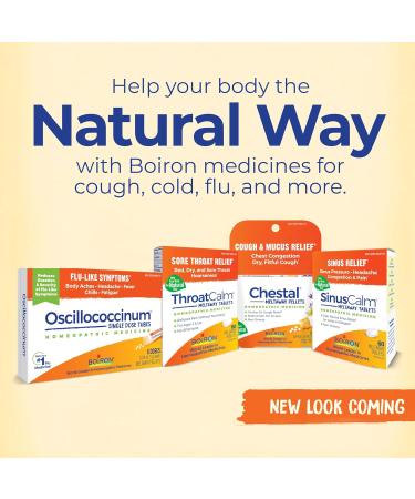 Boiron ColdCalm Tabs - 100 Count for Relief of Common Cold Symptoms Such as Sneezing Runny Nose Sore Throat and Nasal Congestion - Non-Drowsy Cold Calm Meltaway Tablets - Buy Online on GoSupps.com