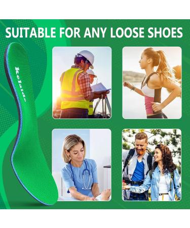 Orthotic Arch Support Insoles for Flat Feet & Plantar Fasciitis - Women & Men (Size 9-9.5 Women/7-7.5 Men) - Buy Online on GoSupps.com