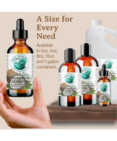 Shop Bella Terra Organic Fractionated Coconut Oil 16 oz - Nutrient-Rich Antioxidants & MCTs for Skin Care & Wellness - International Shipping Available - Buy Online on GoSupps.com