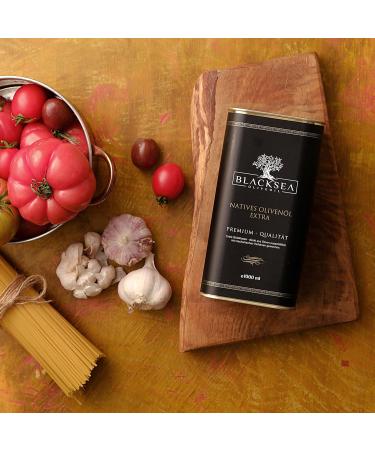 BLACKSEA extra virgin olive oil jerry can 1 liter 1000 ml Canister Neutral - Buy Online on GoSupps.com